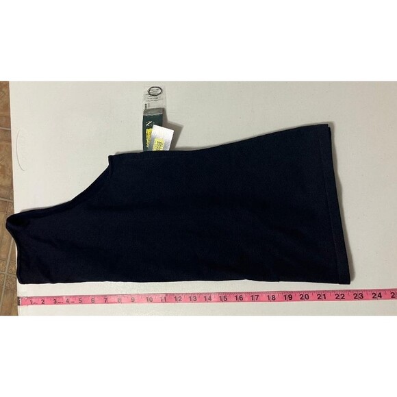 Lauren Ralph Lauren NWT Womens Tank Top  Black Silk Blend Large Embroidered LRL - Picture 9 of 9